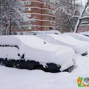 车上的雪扫下去刮车漆吗