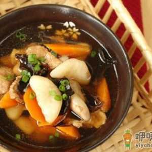如何制作菱角瘦肉汤？