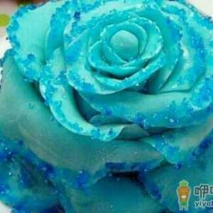 怎么做蓝色妖姬翻糖蛋糕？