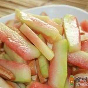 西瓜皮也可以吃？西瓜皮的做法大全