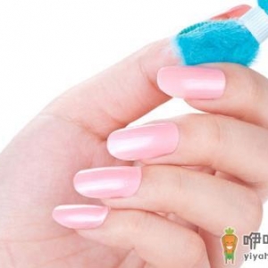 美甲彩绘 甜美粉色美甲diy教程