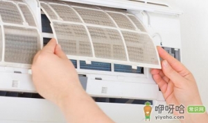 空调过滤网洗了没干可以装吗